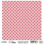 Modern Ethnic Square Decoupage Rice Paper Red MESR-02 30X30