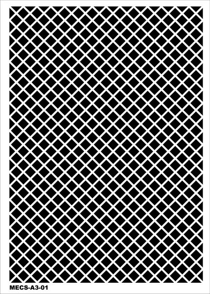 Modern Etnik Stencil MECS-A3-01 25x36
