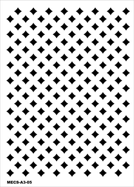Modern Ethnic Stencil Series MECS-A3-05 25x36