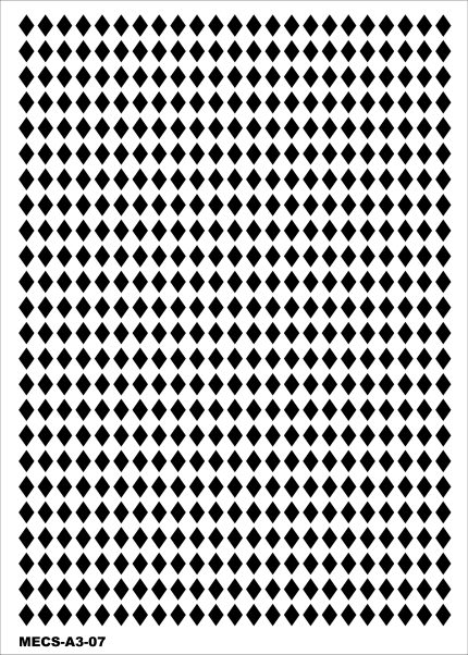 Modern Ethnic Stencil Series MECS-A3-07 25x36