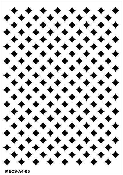 Modern Ethnic Stencil Series MECS-A4-05 21x30